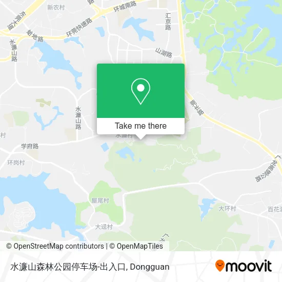 水濂山森林公园停车场-出入口 map