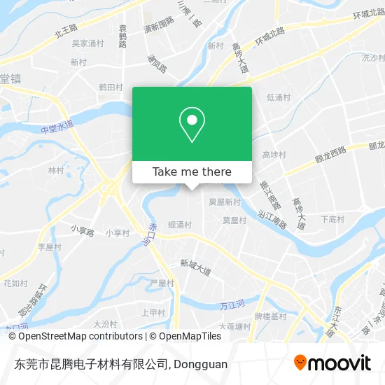 东莞市昆腾电子材料有限公司 map