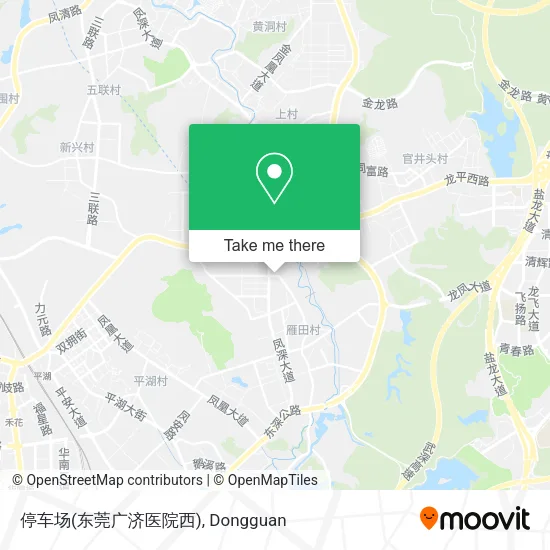 停车场(东莞广济医院西) map