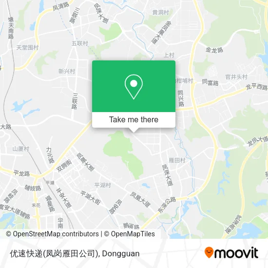 优速快递(凤岗雁田公司) map