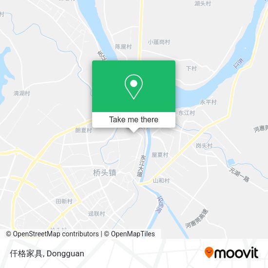 仟格家具 map