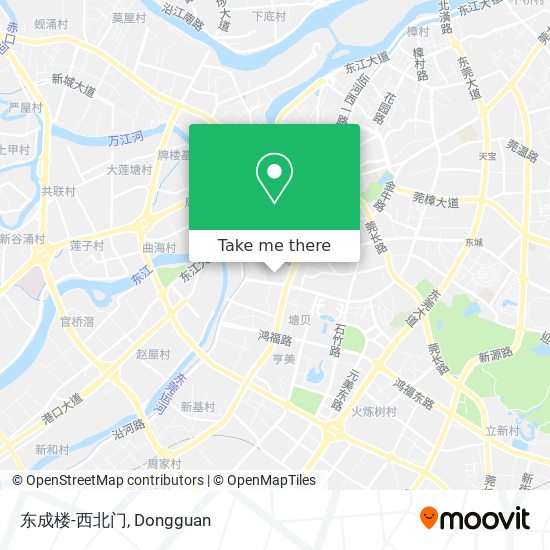东成楼-西北门 map