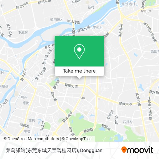 菜鸟驿站(东莞东城天宝碧桂园店) map