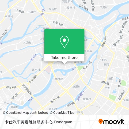 卡仕汽车美容维修服务中心 map