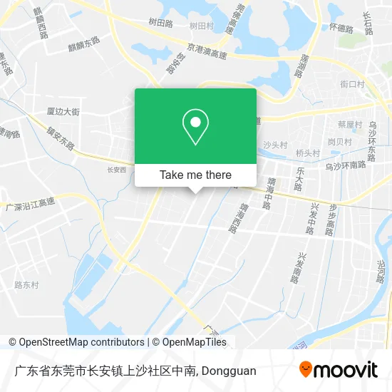 广东省东莞市长安镇上沙社区中南 map