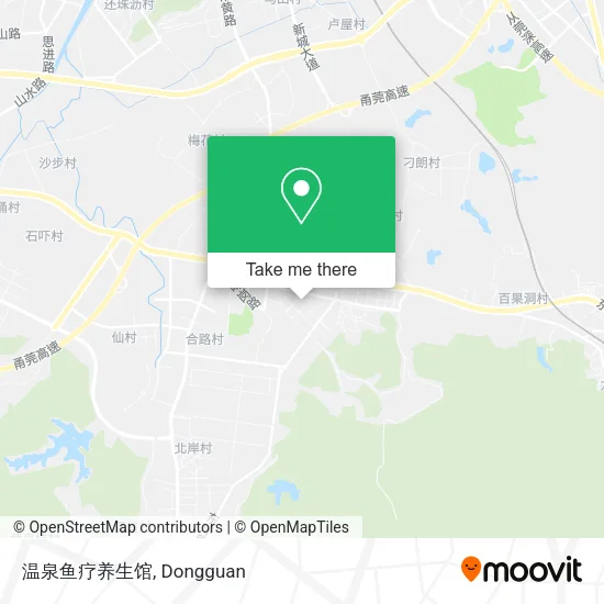 温泉鱼疗养生馆 map