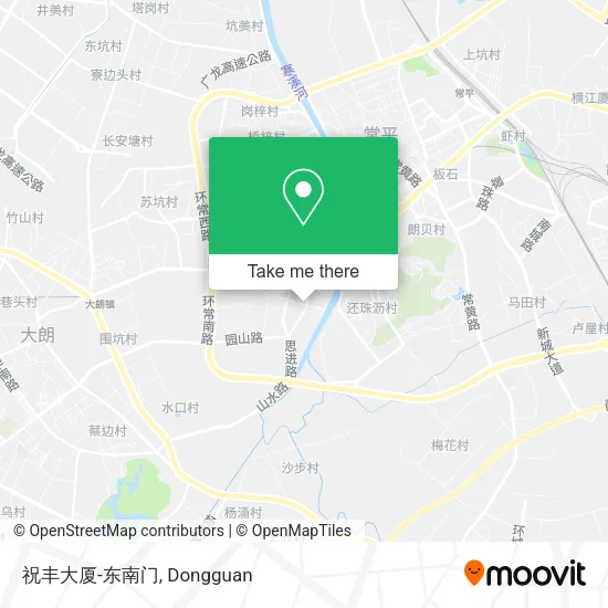 祝丰大厦-东南门 map
