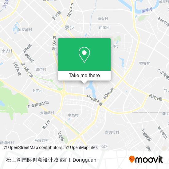 松山湖国际创意设计城-西门 map