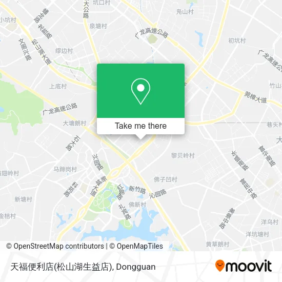 天福便利店(松山湖生益店) map