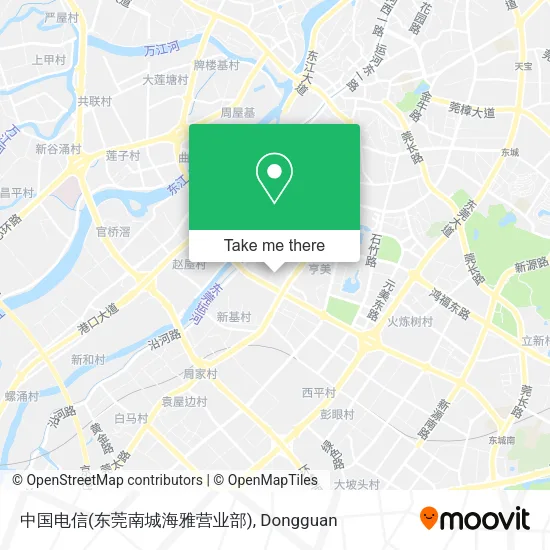 中国电信(东莞南城海雅营业部) map
