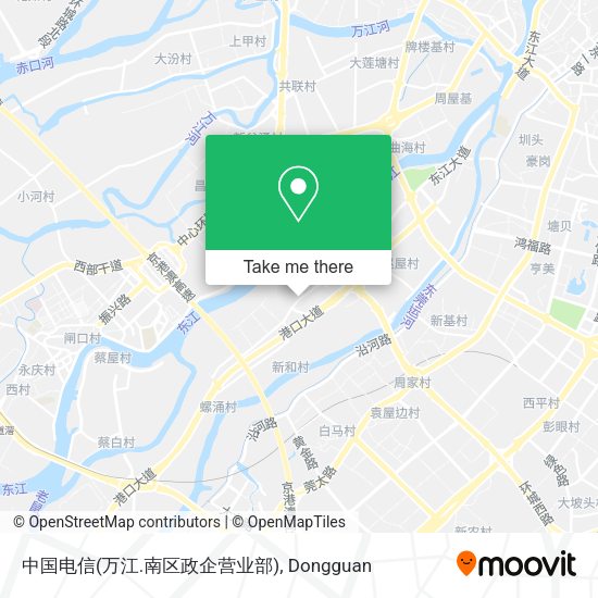 中国电信(万江.南区政企营业部) map