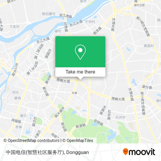 中国电信(智慧社区服务厅) map