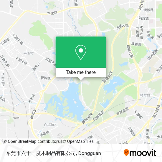东莞市六十一度木制品有限公司 map