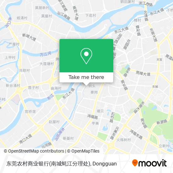 东莞农村商业银行(南城蚝江分理处) map