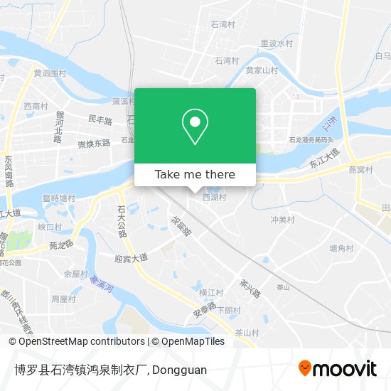 博罗县石湾镇鸿泉制衣厂 map