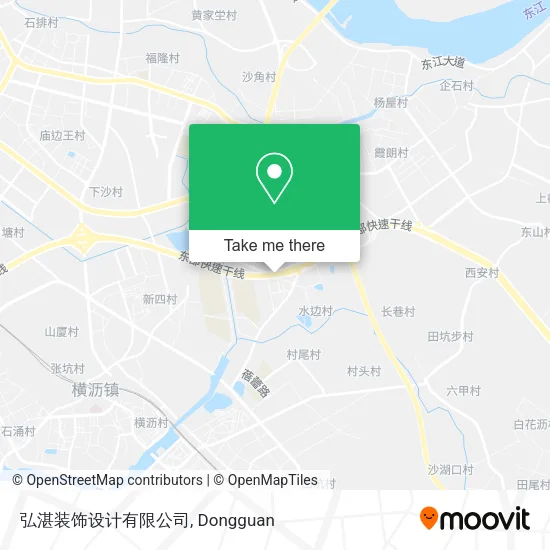 弘湛装饰设计有限公司 map