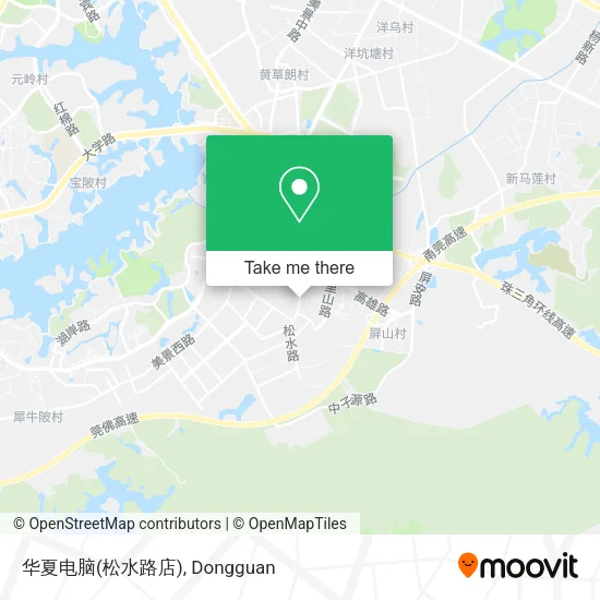 华夏电脑(松水路店) map