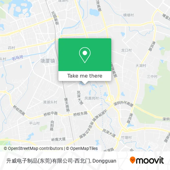 升威电子制品(东莞)有限公司-西北门 map