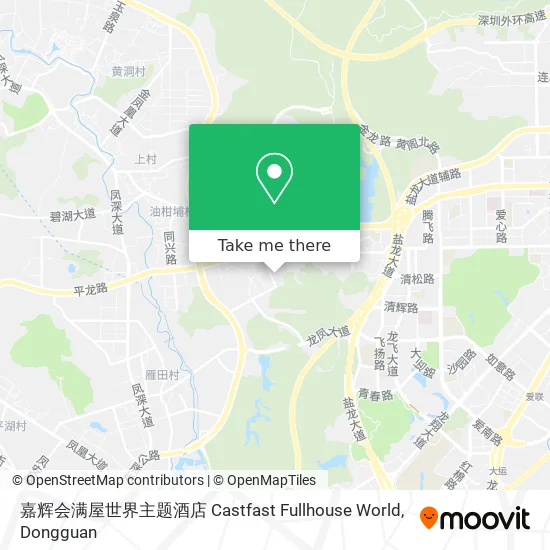嘉辉会满屋世界主题酒店 Castfast Fullhouse World map