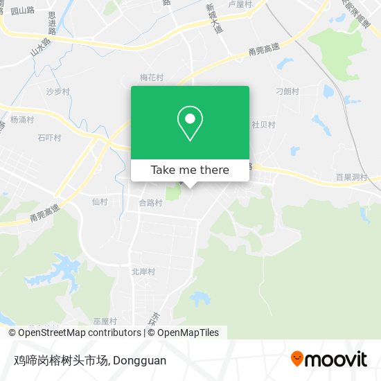 鸡啼岗榕树头市场 map