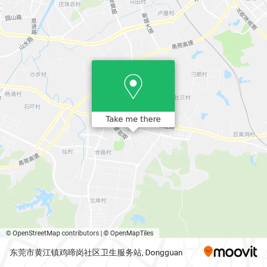 东莞市黄江镇鸡啼岗社区卫生服务站 map