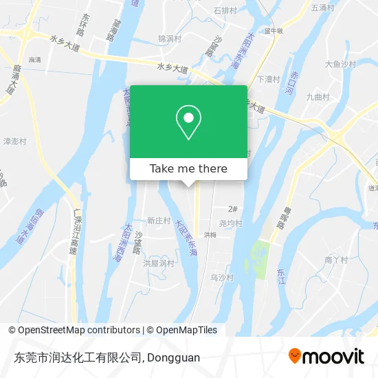 东莞市润达化工有限公司 map