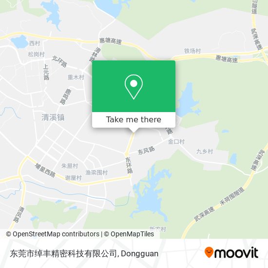 东莞市绰丰精密科技有限公司 map