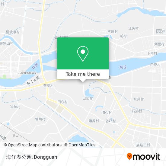 海仔湖公园 map