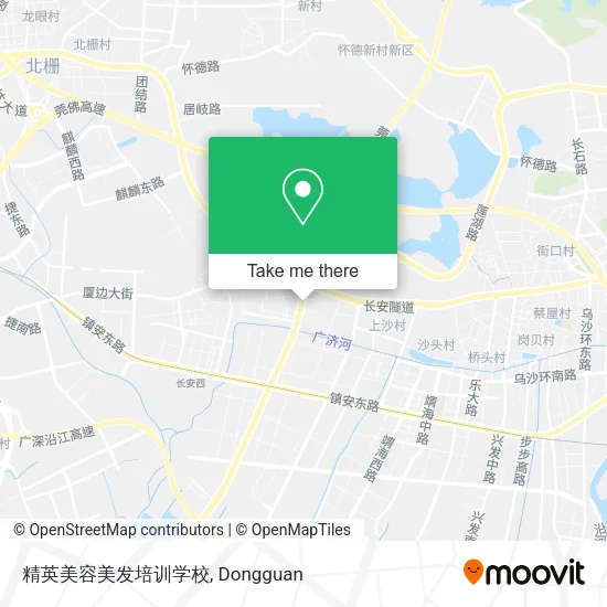 精英美容美发培训学校 map