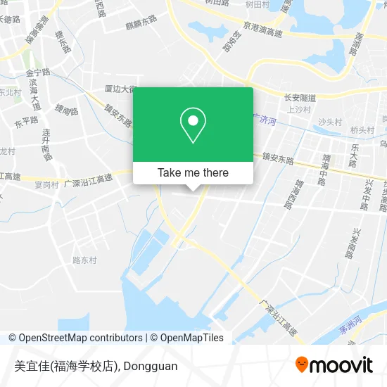 美宜佳(福海学校店) map