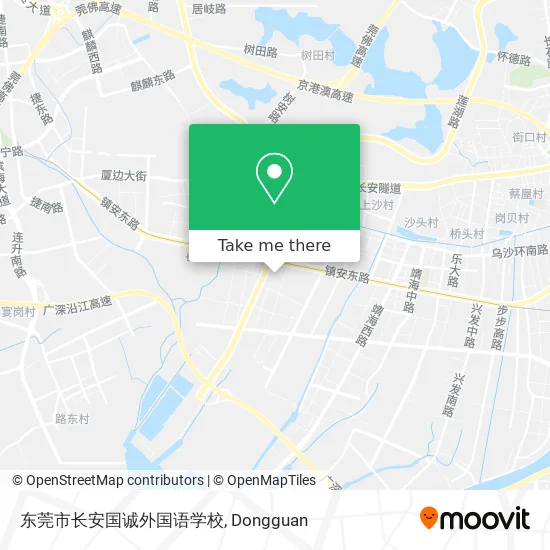 东莞市长安国诚外国语学校 map
