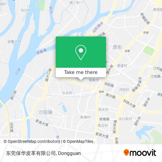 东莞保华皮革有限公司 map