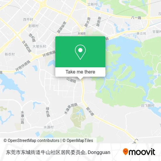 东莞市东城街道牛山社区居民委员会 map