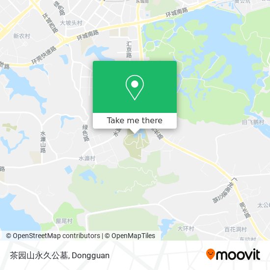茶园山永久公墓 map
