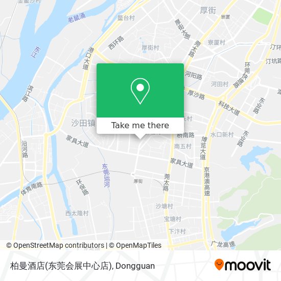 柏曼酒店(东莞会展中心店) map