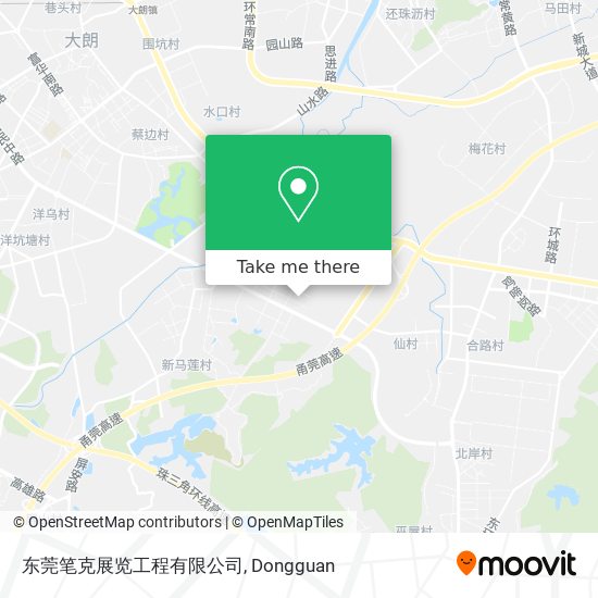 东莞笔克展览工程有限公司 map