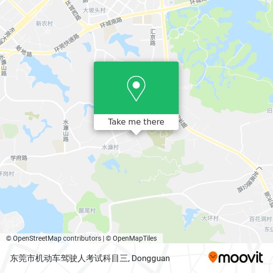 东莞市机动车驾驶人考试科目三 map