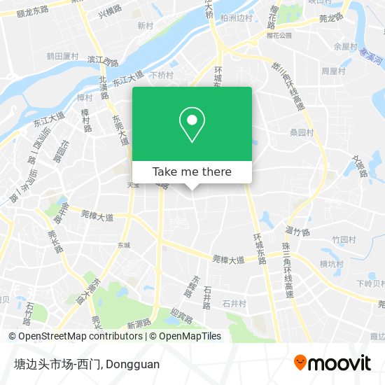 塘边头市场-西门 map