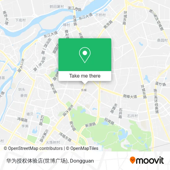 华为授权体验店(世博广场) map