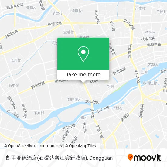 凯里亚德酒店(石碣达鑫江滨新城店) map