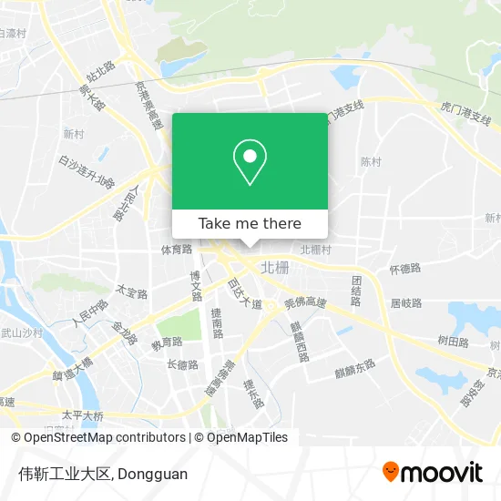 伟靳工业大区 map
