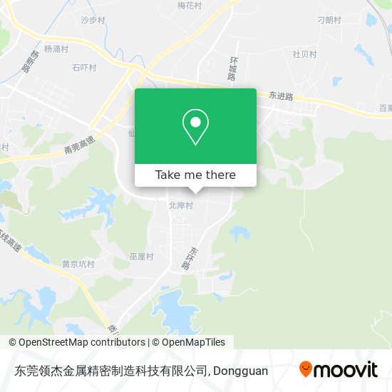 东莞领杰金属精密制造科技有限公司 map