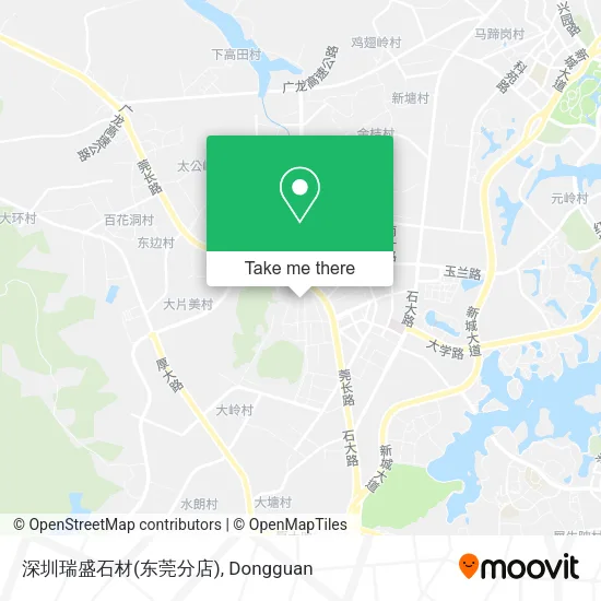 深圳瑞盛石材(东莞分店) map