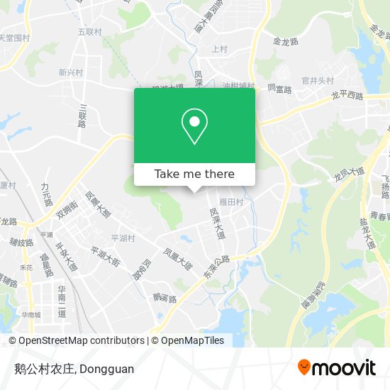 鹅公村农庄 map