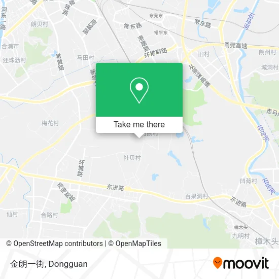 金朗一街 map