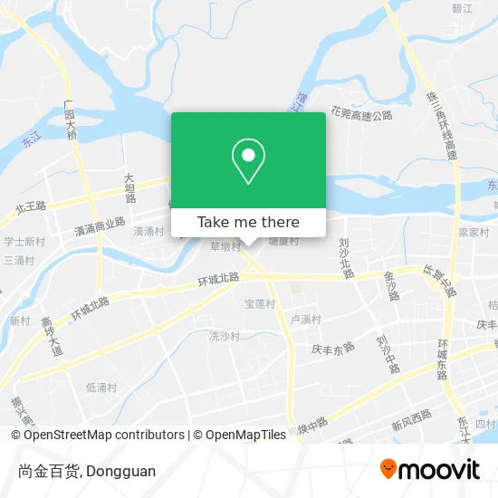 尚金百货 map