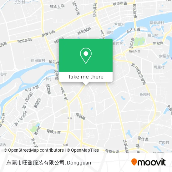东莞市旺盈服装有限公司 map