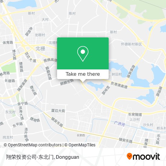 翔荣投资公司-东北门 map
