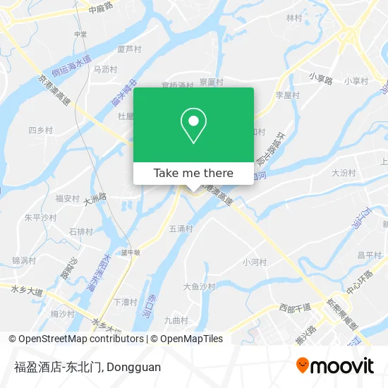 福盈酒店-东北门 map