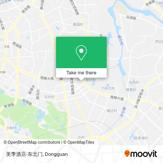 美季酒店-东北门 map